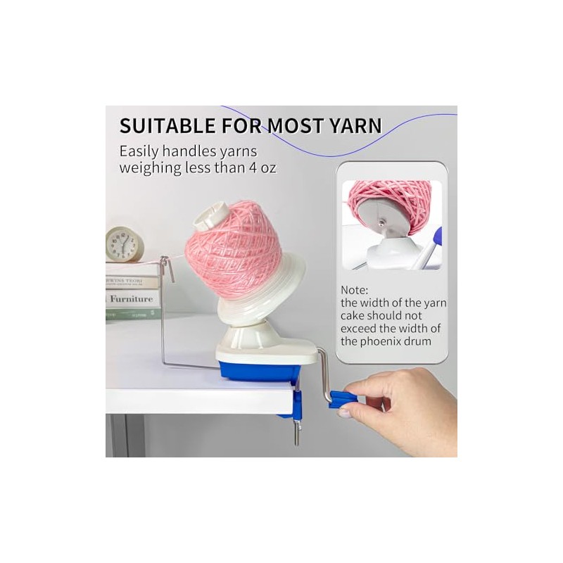 SPEENSUN Yarn Winder, Yarn Winder for Crocheting, Efficient Yarn Ball