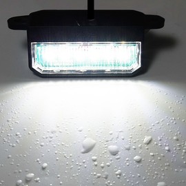 ETUKER 2 x License Plate Light LED 12 V 24 V Number Plate Light for Lorry Car Trailers