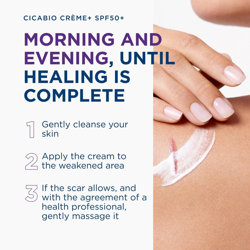 Bioderma Cicabio Cream SPF50+ Repairing Healing Cream DUO PACK 2x40ml