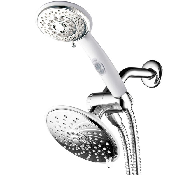 Hotel Spa HotelSpa 30-Setting Ultra-Luxury 3 Way Rainfall Shower-Head/Handheld Shower