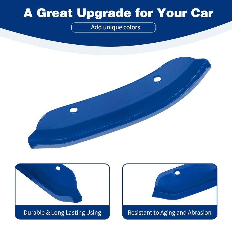 PDKLIN for Challenger Front Bumper Lip Splitter Protector Cover Trim