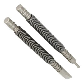 Spring Nail Set 2 Pcs Tool High Carbon Steel Double Ended                                                                                             