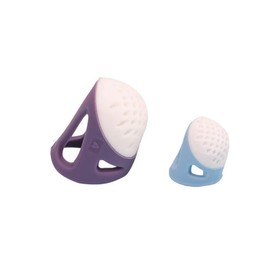 Thimble Ergonomics 2 Pieces Sewing thimble Large and small sizes Finger Shield Protection Sewing Tools Thimble Ring