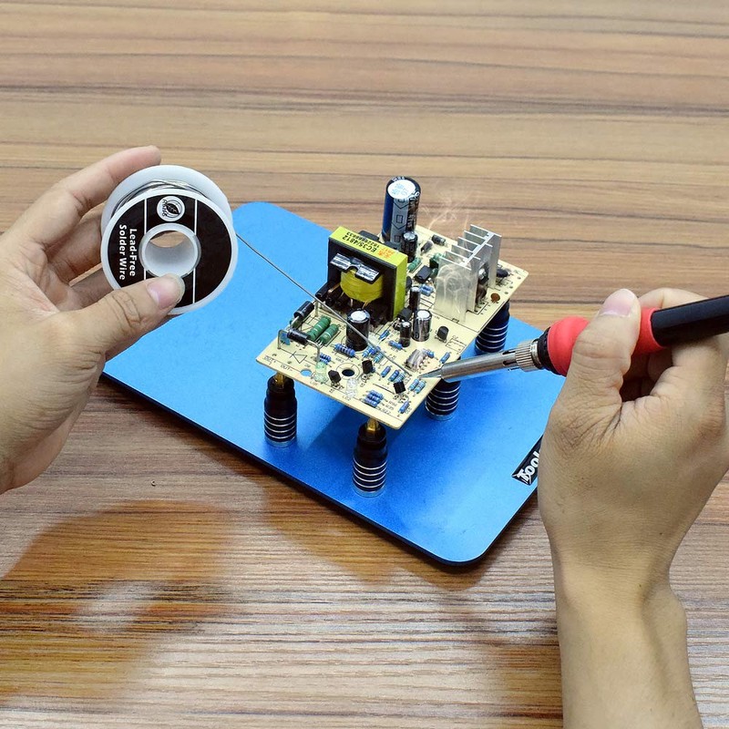 Toolour Soldering Helping Hands 6Pcs PCB Circuit Board Holder ESD