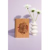 Wild Blooms Wood Journal [Notebook, Sketchbook, Spiral Bound, Blank Pages]