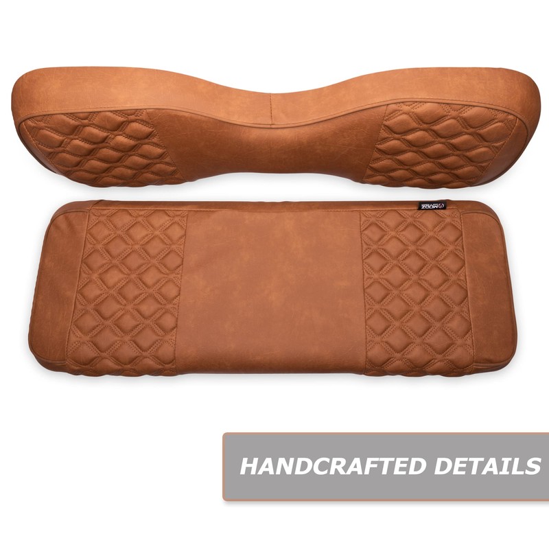MODZ® RC Custom Golf Cart Rear Seat Covers - Rust