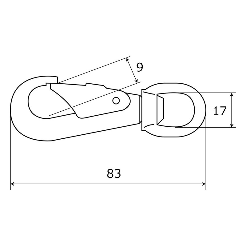 aiai stainless steel rotating snap 15-517 S2