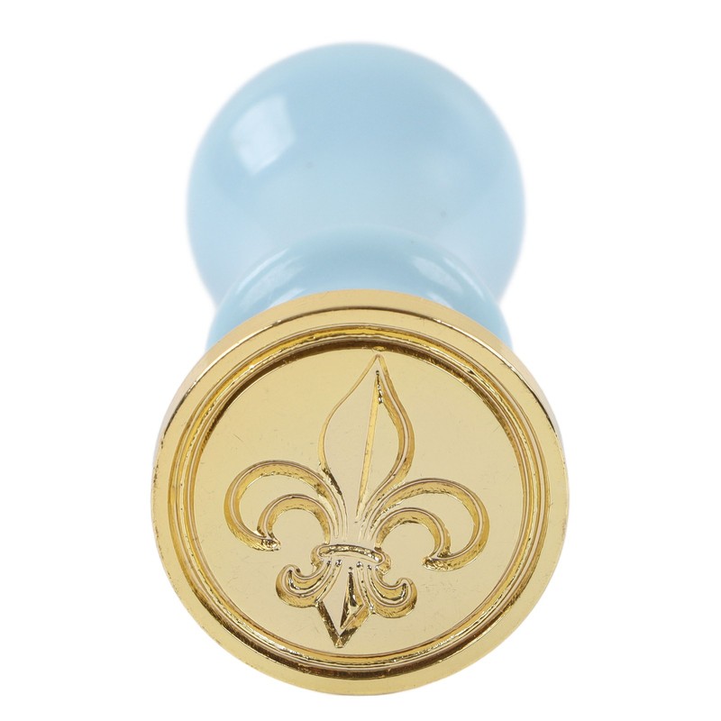 Wax Sealing Stamp Kit Clear Pattern Delicate Wax Detachable Handle