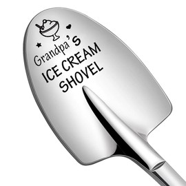 Funny Grandpa Gifts for Birthday Fathers Day Grandpa’s Ice Cream Shovel Spoon Gift for Grandfather from Grandkids Granddaughter Grandson Cool Papa Gifts for Dessert Lover Ice Cream Themed Stuff