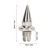 25Pcs Wheel Rim Rivet Nut Stylish Look Easy Installation Spike