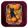 Fall Decorations for Home Black Cat in A Pumpkin Patch