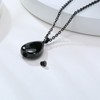 NEHZUS Womens Stainless Steel Waterdrop Pendant Urn Necklaces for Ashes