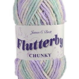 James C Brett Flutterby Chunky 100g Knitting Yarn - B58 Stillness