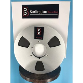 Burlington Recording 1/4" x 2500' PRO Reel To Reel Tape 10.5" Metal Reel 1.5 Mil