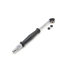 A ABSOPRO 27 cm Length Stainless Steel Dual Head Car Tyre Air Chuck Inflator Pressure Gauge DE Item Replacement