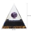 Positive Energy Pyramid 6cm Star Sky Tai Chi Healing Crystal