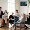 SZELAM Digital Clock Large Display,11.5" Digital Wall Clock with Remote
