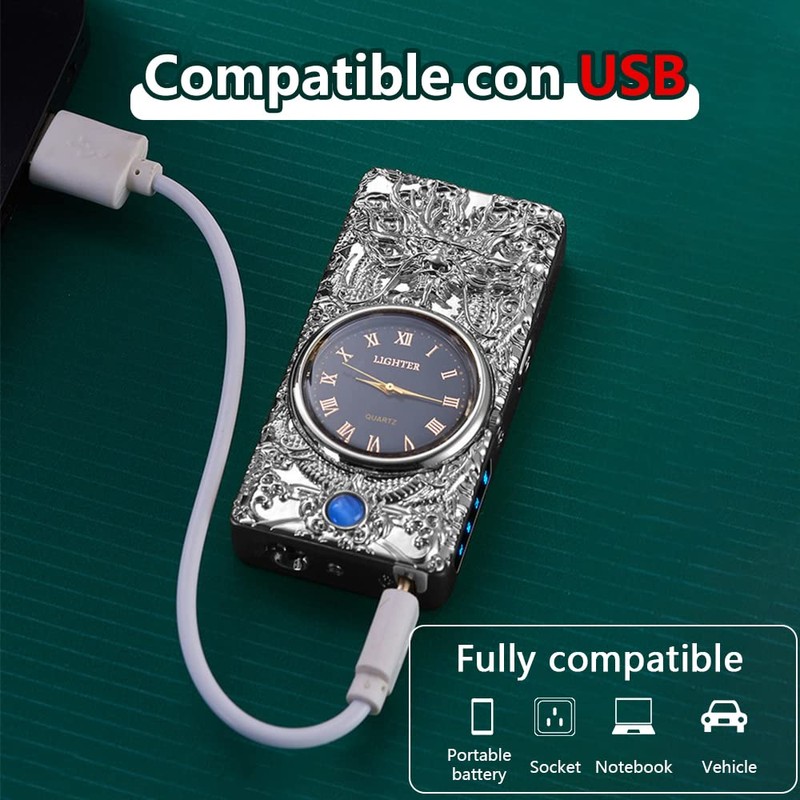 SKRFIRE Plasma Lighter Rechargeable Windproof Lighter USB Electric Lighter Flameless