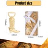 Uezea 12 Pack Cowboy Boot Bottle Opener Wedding Favors with