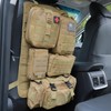 Jimikay Tactical Car Seat Back Organizer Hanger Bag with 5