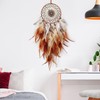 Donko Brown Feather Dream Catcher Wall Decor