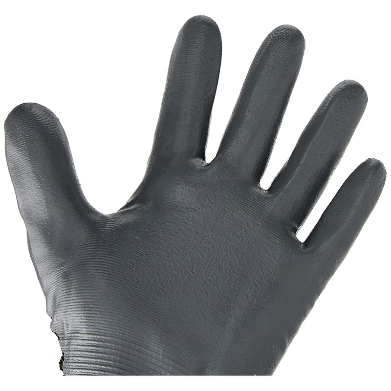Showa Gloves SHOB370-L No.370 Palm Fit Glove, Size: L, Black/Dark