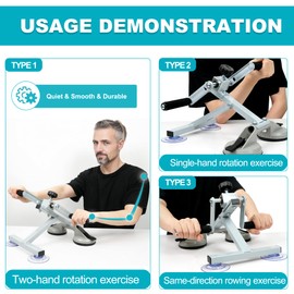 Arm Bike for Physical Therapy with A Rehabilitation Training Glove