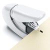 PLUS() Plus Paper Clinch Compact Staple Free Staple Ivory White