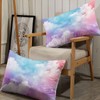 Smell Sunshine Pink Blue Cloud Sky Sheets Set 4Pcs for