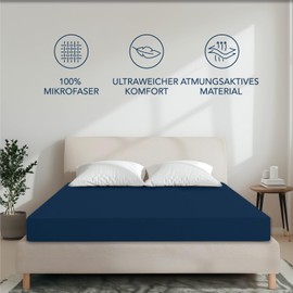 Dreamzie Fitted Sheet, 100% Polyester Microfiber, Oeko Tex Certified without Chemical Substances, Soft Peach Skin