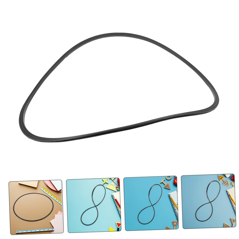 BIUDECO 2pcs Floor Protection Ring for Salon Chair Durable Rubber