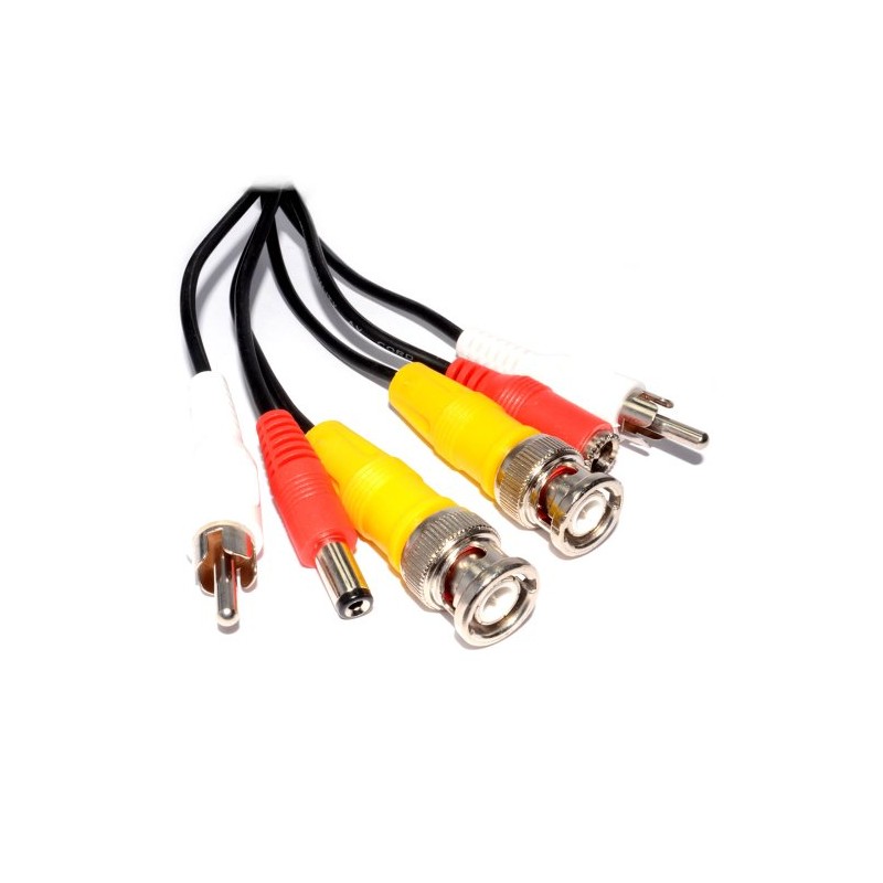 kenable CCTV Lead BNC Video RCA Phono Audio and 2.1mm