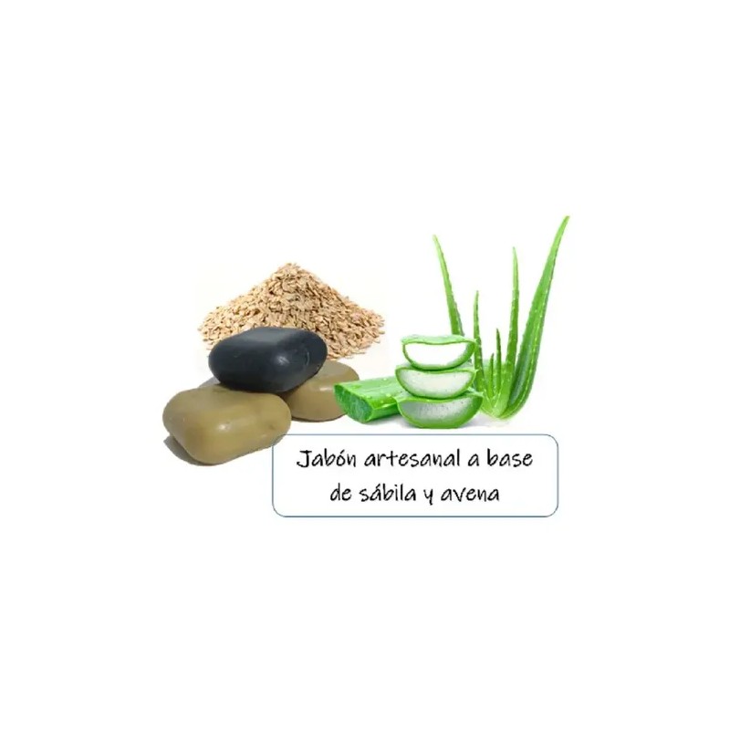 Jabón Artesanal Carbón Activado Miel, Sabila, Avena, Cafe