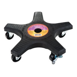 Down Under Plant Caddie 18410 16" Black 5-Wheel Single Plant Caddy