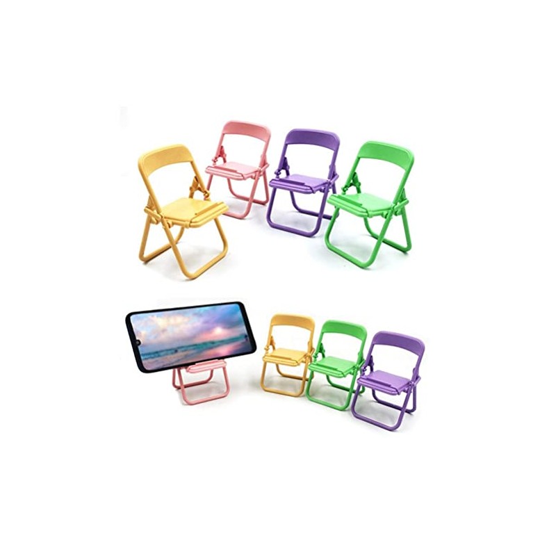 Soporte para teléfono celular, 5 piezas con forma de mini