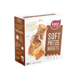 Katz Gluten Free Soft Pretzel Nuggets Gluten free, Soy Free, Nut Free, Dairy free, Pack of 1