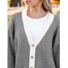 Zeagoo Women's Cardigan 2025 Fall Winter Open Front Oversized Button