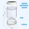 Flip Preserving Jar, Cucumber Jar, Flip Over Glass Kimchi Container
