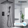 RTOBWEYE 8 Inch Shower Faucet Set Ceiling Mount, High Pressure