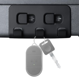 Kutyun Rear Trunk Hook, Trunk Grocery Bag Hook, 5 Seater Upgrade Trunk Hook Holding Clips, Upgarded Tote Clip-On Trunk Organizer Hook, Interior Accessories Compatible with Model Y 2021-2023