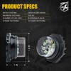 Xprite Amber LED Hideaway Strobe Lights Kit, Emergency Caution Hazard