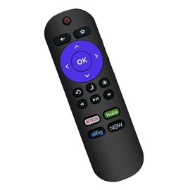 Universal Remote Control Compatible with All Hisense-Roku TV & Sharp-Roku TV Remote, No Setup Required