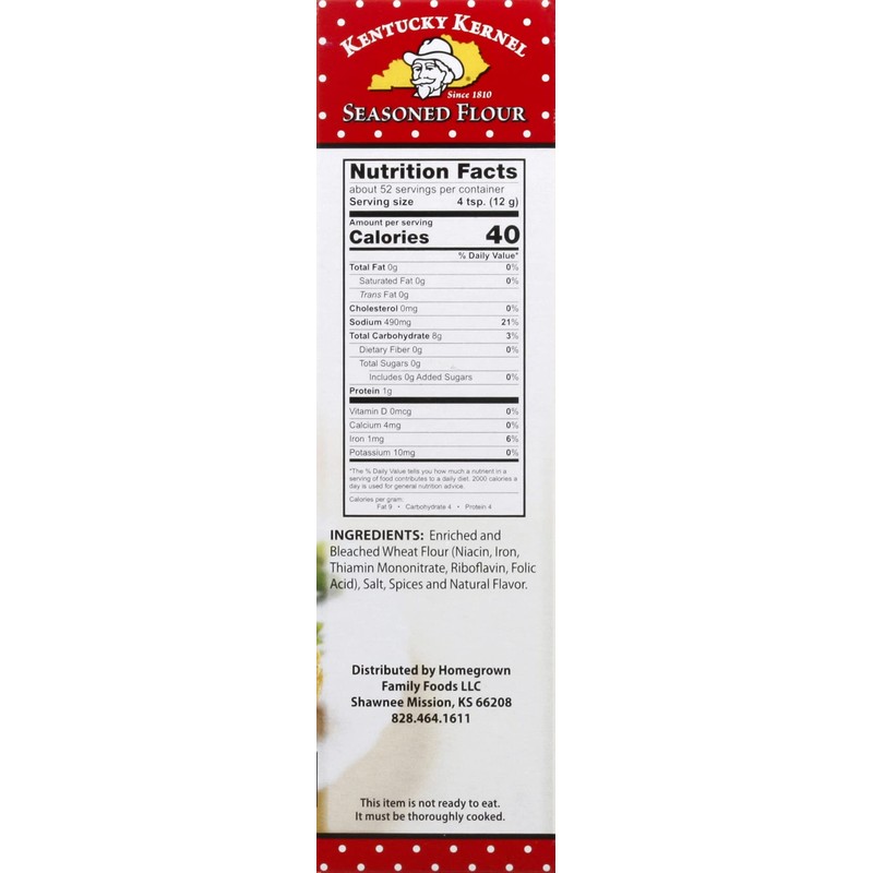 Kentucky Kernel Seasoned Flour, 22 Ounce (Pack of 6)