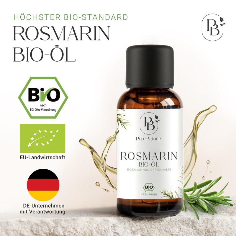 Pure Botanix - BIO Rosmarinöl - 30ml - Stimulation Haarwachstum