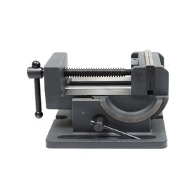 kimllier 0-90 Degree Swivel Angle Drill Press Vise Drill Press Tilting Angle Vise Cast Iron Cradle Style Drill Clamp Vice - 4 Inch