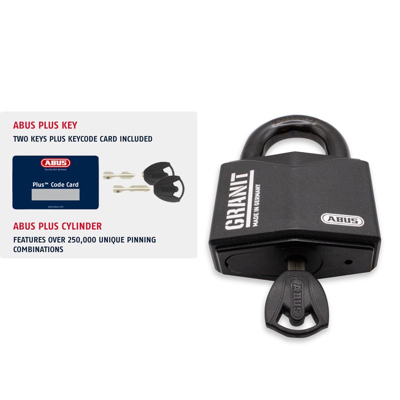 ABUS 37/55 RK KA Granit Alloy Steel Padlock Keyed Alike