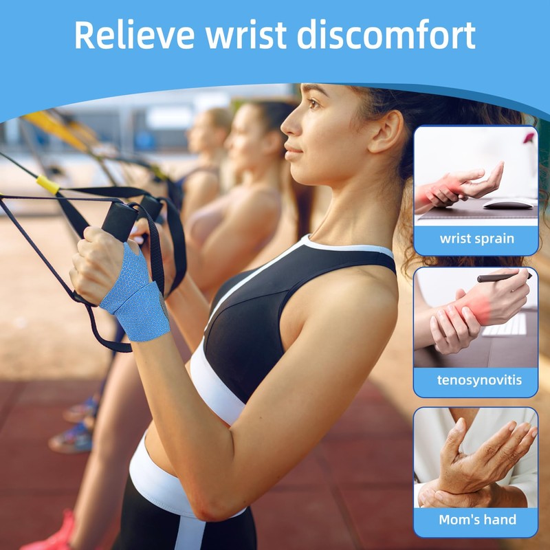 Ultra Thin Wrist Compression Band [2 PCS] Slim and Colorful