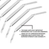 OLYMPX 50 Pcs of 3.5” Capacity Premium Metal Prong Paper