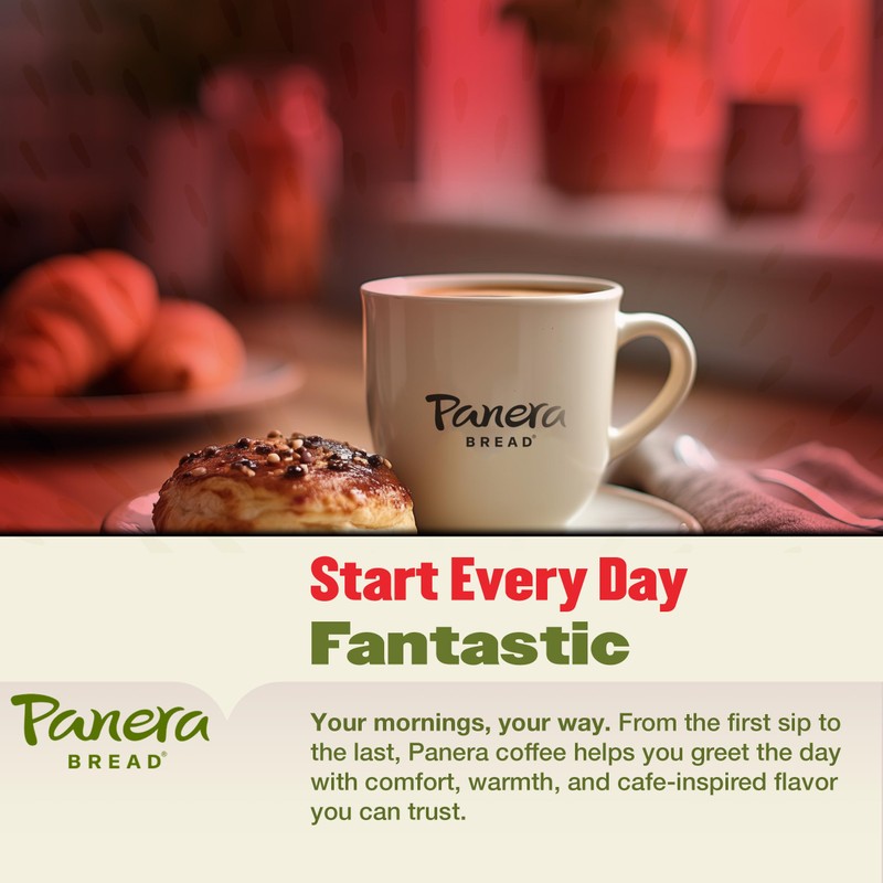 Panera Colombian Ground Coffee, Medium Roast With Brown Sugar Hints