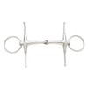 Korsteel Stainless Steel Jointed Fulmer Snaffle Bit, 4.5"